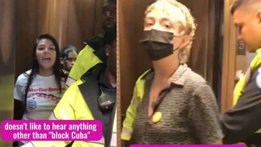 miembros de los grupos pro castristas code pink y pastores por la paz arrestados tras intentar entrar en la oficina del senador bob menendez