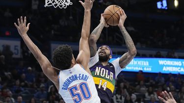 Pelicans resisten y superan por 103-100 al Thunder
