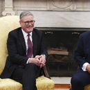 El presidente estadounidense Donald Trump se reúne con el primer ministro británico Keir Starmer en la Casa Blanca en Washington el 27 de febrero del 2025. (Carl Court/Pool via AP)