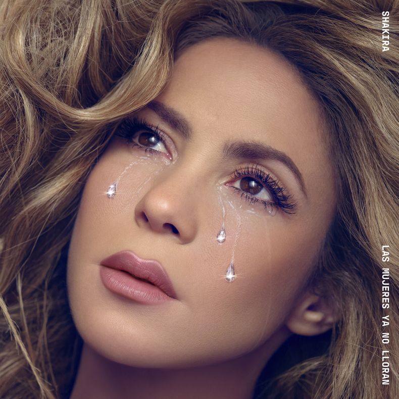 En esta imagen proporcionada por Sony, Las mujeres ya no lloran de Shakira. (Sony vía AP)