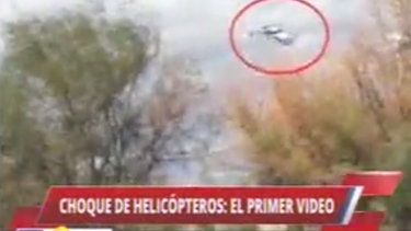video: asi fue el accidente de helicopteros en argentina