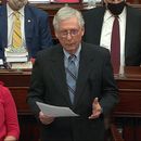 Fuente AP: McConnell votará por absolución de Trump