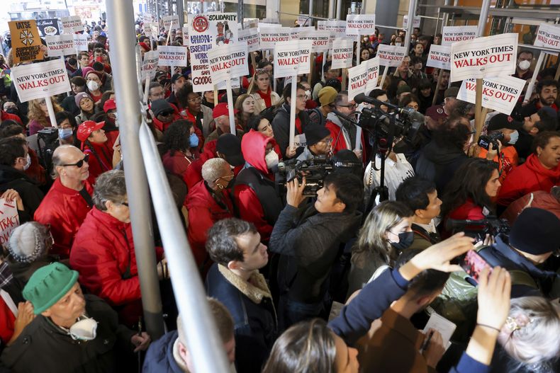AMN-GEN NEW YORK TIMES-HUELGA