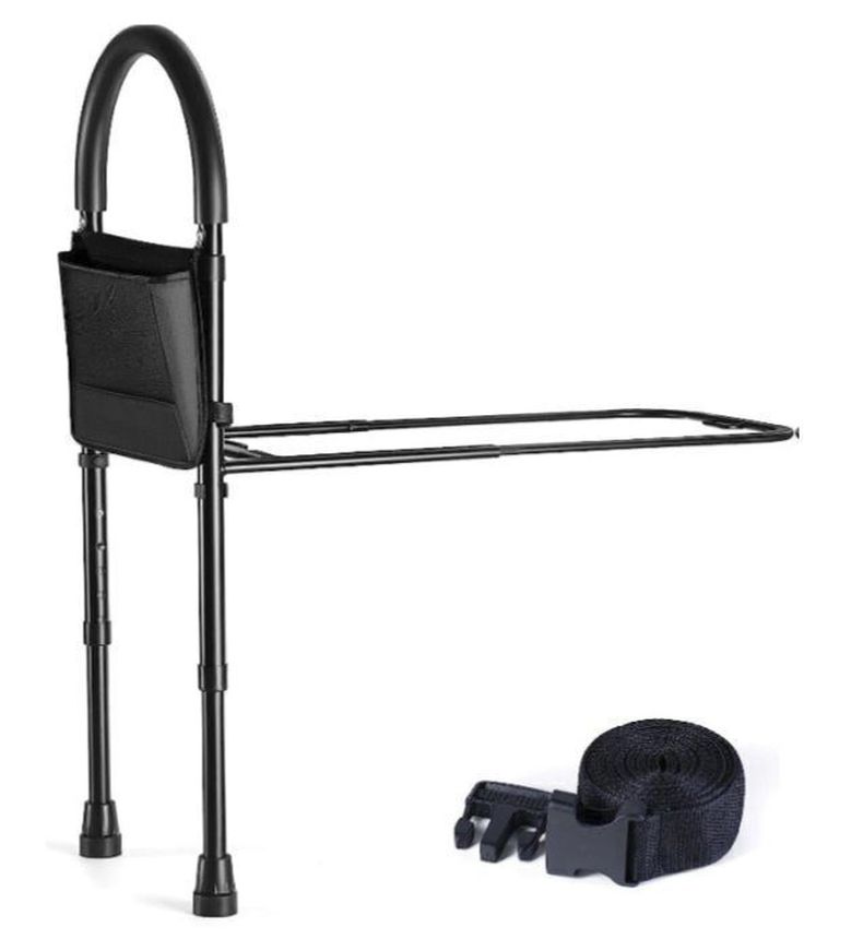 Esta imagen proporcionada por la Comisión de Seguridad de Productos del Consumidor de Estados Unidos muestra un ejemplo de una barandilla de ayuda para cama de Medical King, uno de los rieles para cama para adultos mayores que fue retirado del mercado el jueves 14 de noviembre de 2024, debido a riesgos de quedar atrapado o sufrir una asfixia. (Comisión de Seguridad de Productos del Consumidor de Estados Unidos vía AP)