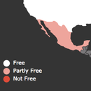 Cuba aparece en rojo en el "mapa de la censura en Internet en el mundo
