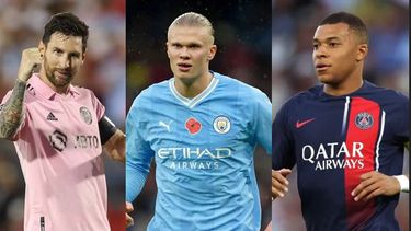 messi, haaland y mbappe definiran al ganador del the best 2023.