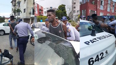 vecinos del vedado atrapan al ladron que atraco a una nina y su madre en plena calle