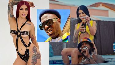 el micha usa a ex novia de chocolate mc en el video de su nueva tiradera contra el rey del reparto