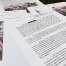 Foto de documentos del Departamento de Justicia de Estados Unidos sobre Christopher Worrell, miembro del grupo extremista Proud Boys y acusado de participar en el asalto al Capitolio. (Foto AP/Jon Elswick)