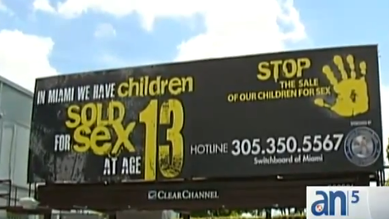 El tráfico sexual de menores es uno de los problemas mas serios que afronta el país.