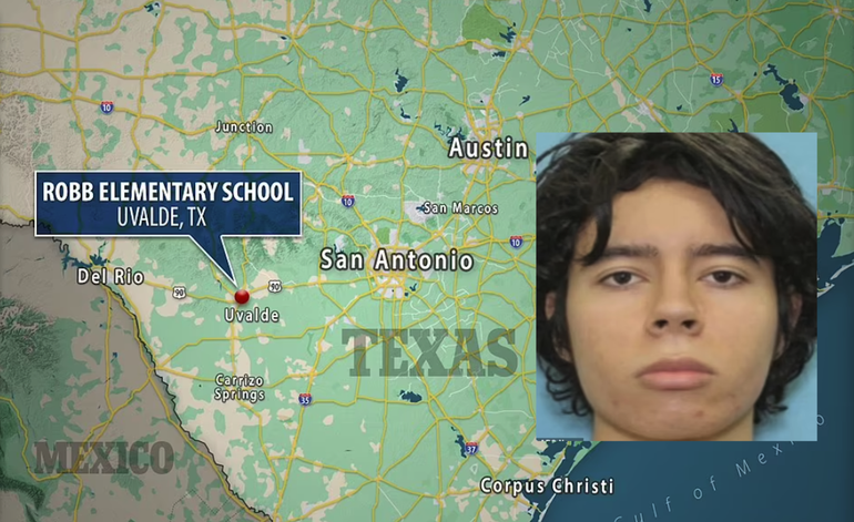 Revelan la identidad del joven que cometió la masacre en escuela de Texas dejando a 14 niños muertos