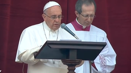 el papa desea paz y esperanza en oriente medio por navidad