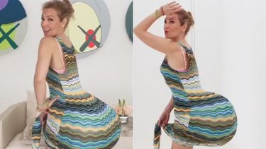 americateve | La cantante mexicana presume su exagerada retaguardia en un divertido clip que compartió en Instagram. La estrella del reality show es el blanco de bromas tras su desnudo para Paper Magazine