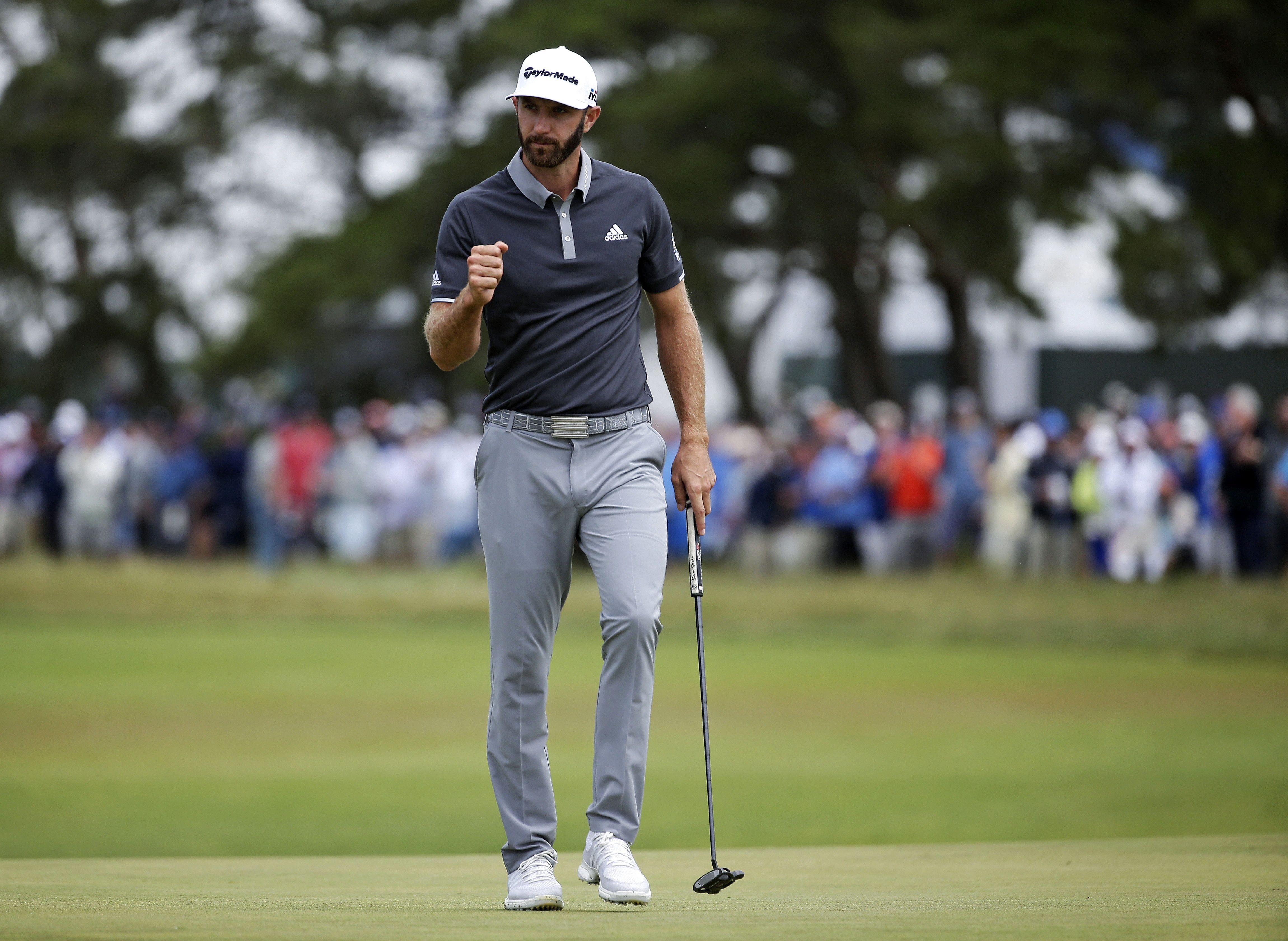 Dustin Johnson se consolida como líder del US Open