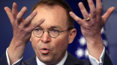 Trump nombra a Mulvaney jefe de despacho interino