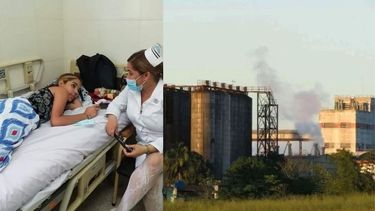 ingresados 12 estudiantes en  camagüey tras escape de amoniaco en fabrica de cerveza tinima