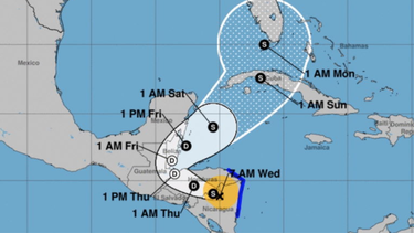 tormenta tropical eta: una amenaza para cuba y florida