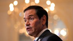 United States Secretary of State Marco Rubio speaks to the media after meeting with Russian Foreign Minister Sergey Lavrov, Wednesday, Sept. 23, 2026, in New York. (AP Photo/Yuki Iwamura)