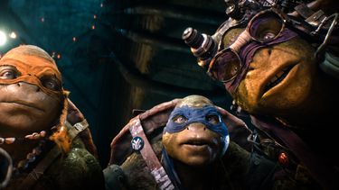 americateve | De izquierda a derecha Rafael, Miguel &Aacute;ngel, Leonardo y Donatello, en una escena de &ldquo;Las Tortugas Ninja&rdquo; en una fotograf&iacute;a proporcionada por Paramount Pictures. El regreso reptil de Las Ninja Tortugas Adolescentes Mutantes super&