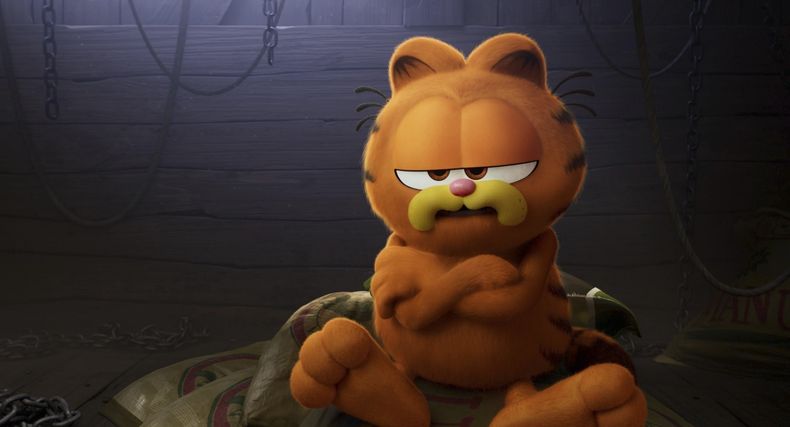 Una escena de la película The Garfield Movie”. Foto cortesía de Sony Pictures. (Columbia Pictures/Sony via AP)