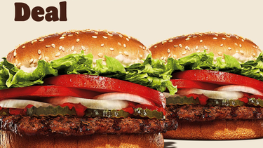 burger king vendera la hamburguesa whopper a us$ 0,37 por 2 dias