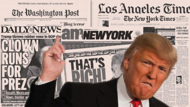 donald trump cuestiono a los medios de comunicacion