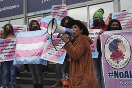 trabajadoras sexuales protestan por extorsiones en peru