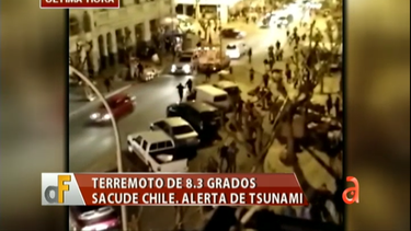 terremoto de 8.3 grados sacude chile