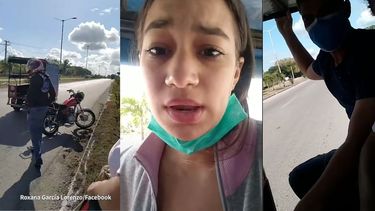 asi fueron detenidos los familiares del preso politico cubano andy garcia lorenzo cuando iban de camino al tribunal provincial de santa clara