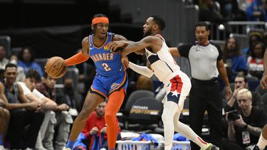 Con triple de Gilgeous-Alexander, Thunder vence a Wizards