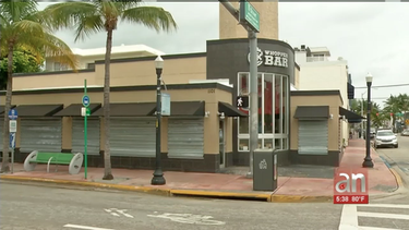 los negocios de miami beach se han visto notablemente afectados por la poca afluencia de turistas en la zona