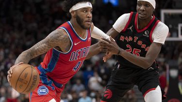 Con doble doble de Cunningham, Pistons vencen a Raptors
