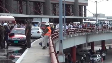 reportan accidente en el aeropuerto de la habana