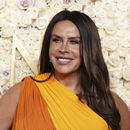 Karla Sofía Gascón llega a la 82ª edición de los Globos de Oro el domingo 5 de enero de 2025 en el Beverly Hilton de Beverly Hills, California. (Foto Jordan Strauss/Invision/AP)
