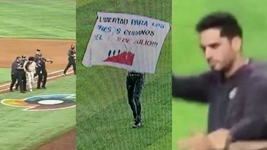cuatro detenidos, entre ellos el sexto, por entrar al campo en el juego cuba-eeuu