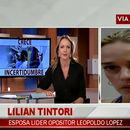 Lilian Tintori la esposa de Leopoldo López con Luisiana Rios