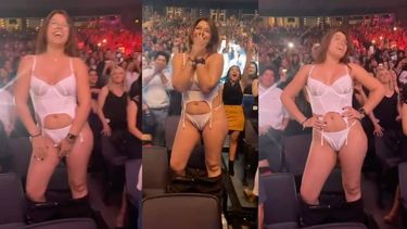 mujer se desnudo en pleno concierto de ricardo arjona  en texas