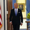 El presidente Joe Biden llega para hablar en el Cross Hall de la Casa Blanca, el lunes 1 de julio de 2024, en Washington. (AP Foto/Jacquelyn Martin)