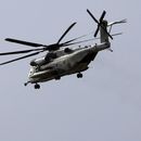 Un helicóptero de la Infantería de Marina CH-53E Super Stallion en un vuelo de entrenamiento en la Base Miramar de San Diego, el 6 de febrero del 2024. (K.C. Alfred/The San Diego Union-Tribune via AP)