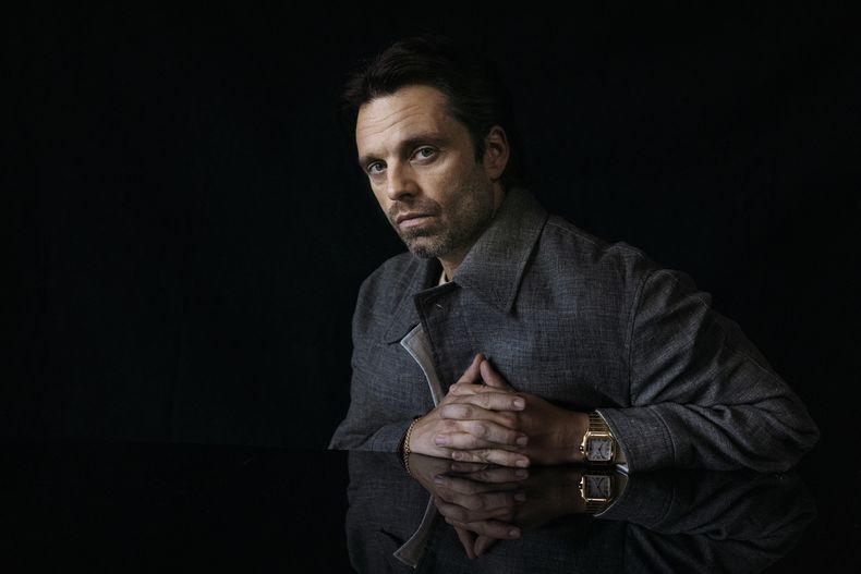 Sebastian Stan posa para un retrato para promocionar la película The Apprentice el martes 8 de octubre de 2024 en Nueva York.(Foto Victoria Will/Invision/AP)