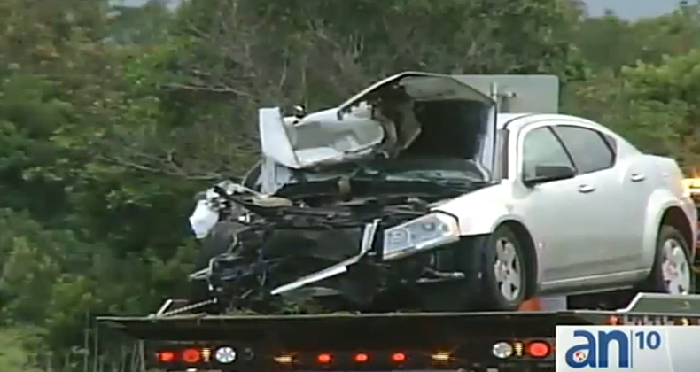 Un accidente en Okeechobee Road dejó tres personas heridas.