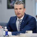 El secretario de defensa de Estados Unidos Pete Hegseth en el Pentágono en Washington el 16 de abril del 2025. (AP foto/Nathan Howard)