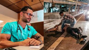 medico cuenta como le salvo la vida a un hombre herido en medio de la i-95 en miami