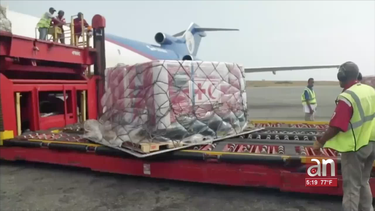 entra el primer lote de ayuda humanitaria en venezuela