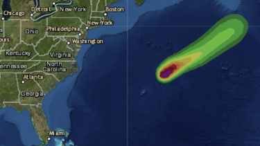 ana se convierte en tormenta tropical y se aleja de bermudas