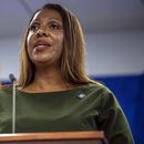 La fiscal general del estado de Nueva York Letitia James en conferencia de prensa en Nueva York el 21 de septiembre de 2022. (Foto AP /Brittainy Newman)