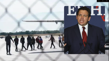 desantis defiende el envio de migrantes a marthas vineyard. los criticos denuncian maniobra inhumana