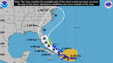 tormenta tropical isaias gana fuerza y continua su curso hacia aguas del sureste de florida