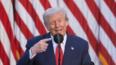 El presidente estadounidense Donald Trump en la Casa Blanca en Washington el 14 de octubre del 2025. (AP foto/Alex Brandon)