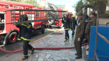 los bomberos se movilizan por una falsa alarma de fuego en el habana libre